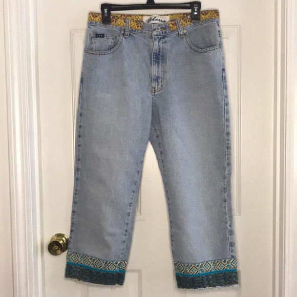 Express Denim - Express Blues Low-Waist Cropped Denim Jeans 11/12